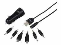 "Hama "1A" Car Charger Kit with 7 Connection Options - Auto-Netzteil - 1 A (USB)"
