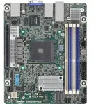 ASROCK - B550D4ID-2L2T Motherboard AMD B550 Sockel AM4 mini ITX - Mainboard - AMD