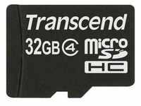 Transcend Flash-Speicherkarte - 32 GB - Class 4 - microSDHC