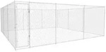 vidaXL Outdoor-Hundezwinger Verzinkter Stahl 570x570x185 cm
