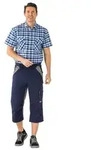 Plaline 3/4 Hose marine/zink Gr&ouml;&szlig;e XXL