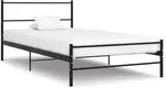 vidaXL Bettgestell Schwarz Metall 100 &times; 200 cm
