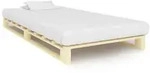 vidaXL Palettenbett Massivholz Kiefer 90&times;200 cm