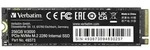Verbatim Vi3000 256 GB Interne M.2 PCIe NVMe SSD 2280 PCIe NVMe 3.0 x4 Retail 49373