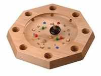 3116 - Tiroler Roulette Octagon, Brettspiel aus Holz, 1-2 Spieler, ab 8 Jahren