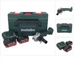 Metabo W 18 L BL 9-125 Akku Winkelschleifer 18 V 125 mm Brushless + 2x Akku...