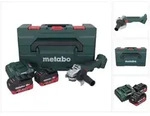 Metabo W 18 L BL 9-125 Akku Winkelschleifer 18 V 125 mm Brushless + 2x Akku 8,0...