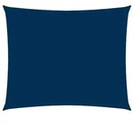 vidaXL Sonnensegel Oxford-Gewebe Rechteckig 3,5x4,5 m Blau