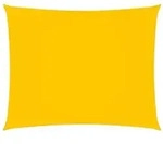 vidaXL Sonnensegel Oxford-Gewebe Rechteckig 3,5x4,5 m Gelb
