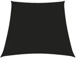 vidaXL Sonnensegel Oxford-Gewebe Trapezf&ouml;rmig 2/4x3 m Schwarz