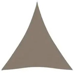 vidaXL Sonnensegel Oxford-Gewebe Dreieckig 3x3x3 m Taupe