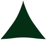 vidaXL Sonnensegel Oxford-Gewebe Dreieckig 4,5x4,5x4,5 m Dunkelgr&uuml;n