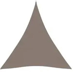 vidaXL Sonnensegel Oxford-Gewebe Dreieckig 4x4x4 m Taupe