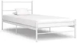 vidaXL Bettgestell Wei&szlig; Metall 100 &times; 200 cm