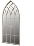 vidaXL Rustikaler Gartenspiegel Bogen 50&times;115 cm f&uuml;r Indoor und Outdoor