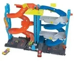 Hot Wheels City Trackset + 1 Hot Wheels Auto 2-in-1-Rennturm umwandelbar HKX43