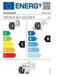 Continental VanContact A/S ( 225/75 R16C 121/120R 10PR )