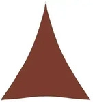 vidaXL Sonnensegel Oxford-Gewebe Dreieckig 5x7x7 m Terracotta-Rot