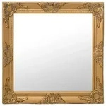 vidaXL Wandspiegel im Barock-Stil 60x60 cm Golden