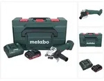 Metabo W 18 7-125 Akku Winkelschleifer 18 V 125 mm + 1x Akku 4,0 Ah +...