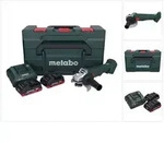 Metabo W 18 L 9-125 Akku Winkelschleifer 18 V 125 mm + 2x Akku 4,0 Ah +...
