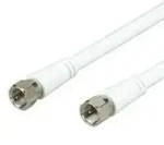 Schwaiger KVCHQ150 532 - 15 m - F - F - Wei&szlig; - F-Stecker - 15m - 75 Ohm - 90 dB