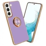 Cadorabo Schutzh&uuml;lle f&uuml;r Samsung Galaxy S21 PLUS H&uuml;lle in Lila Etui Case Cover