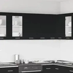 vidaXL H&auml;ngeschrank Lyon Schwarz 60x31x60 cm Holzwerkstoff