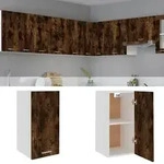 vidaXL H&auml;ngeschrank Lyon R&auml;uchereiche 29,5x31x60 cm Holzwerkstoff
