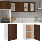 vidaXL H&auml;ngeschrank Lyon Braun Eichen-Optik 39,5x31x60 cm Holzwerkstoff