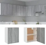 vidaXL H&auml;ngeschrank Lyon Grau Sonoma 50x31x60 cm Holzwerkstoff
