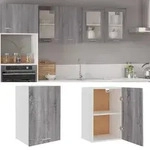 vidaXL H&auml;ngeschrank Lyon Grau Sonoma 39,5x31x60 cm Holzwerkstoff