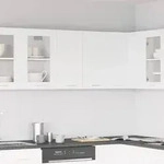 vidaXL H&auml;ngeschrank Lyon Wei&szlig; 60x31x60 cm Holzwerkstoff