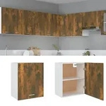 vidaXL H&auml;ngeschrank Lyon R&auml;uchereiche 50x31x60 cm Holzwerkstoff