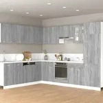 vidaXL H&auml;ngeschrank Lyon Grau Sonoma 60x31x40 cm Holzwerkstoff