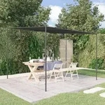vidaXL Pavillon Anthrazit 3x3 m 180 g/m2 Stoff und Stahl