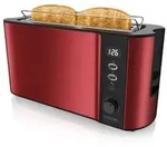 Arendo Toaster Langschlitz f&uuml;r 2 Scheiben, 1000 W, Br&ouml;tchenaufsatz,...