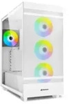 Sharkoon REBEL C50 RGB ATX, Full Tower, PC, Wei&szlig;, ATX, micro ATX, Mini-ITX, Metall,