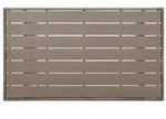 vidaXL Gartentisch Grau 120x70x66 cm Poly Rattan