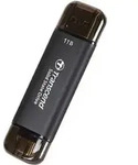 Transcend ESD310C 256GB Externe SSD USB-A (USB 3.2 Gen 2), USB-C&reg; Schwarz