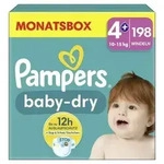 Windel Baby Dry 40785065 Gr.4+ Maxi Plus 198 St&uuml;ck