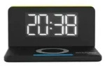 RealPower ChargeAir, Digitaler Wecker, Rechteck, Schwarz, 10 W, China, LED