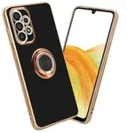 Cadorabo Schutzh&uuml;lle f&uuml;r Samsung Galaxy A33 5G H&uuml;lle in Schwarz Etui Case Cover