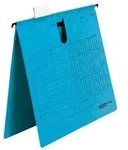 Falken 25x H&auml;ngehefter UniReg 230g/m2-Kraftkarton kaufm. Heftung Blau 80002702F