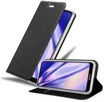 Cadorabo Handyh&uuml;lle f&uuml;r Huawei Y6S Schutz H&uuml;lle in Schwarz Cover Etui Book Case