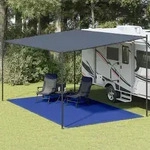 vidaXL Zeltteppich 300x600 cm Blau HDPE