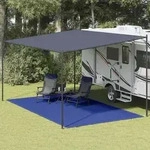 vidaXL Zeltteppich 300x500 cm Blau HDPE