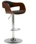vidaXL Barhocker Grau Bugholz und Stoff