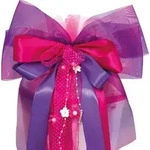 "ROTH XXL-Schult&uuml;tenschleife "Purple Blooming", lila/pink"