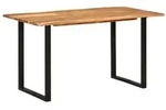 vidaXL Esstisch 140&times;70&times;76 cm Akazie-Massivholz